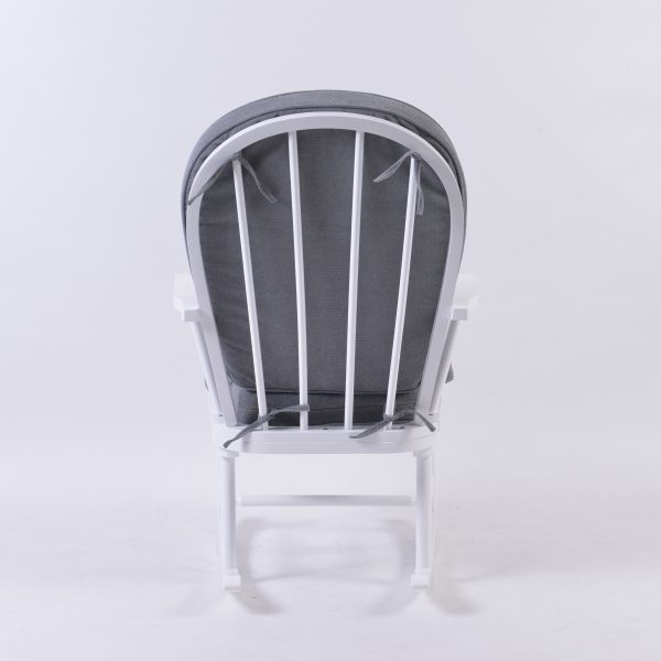 Classic Wooden Nursery Rocking Chair with Cushions