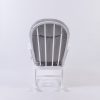 Adult Rocking Chair with Upholstered Cushion | Wooden Lounge Chair