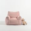 DSC_4044 Soft Upholstered Kids Sofa Chair with Armrests