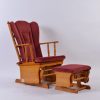 DSC_4063 Wooden Glider Chair with Ottoman