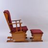 DSC_4064 Wooden Glider Chair with Ottoman