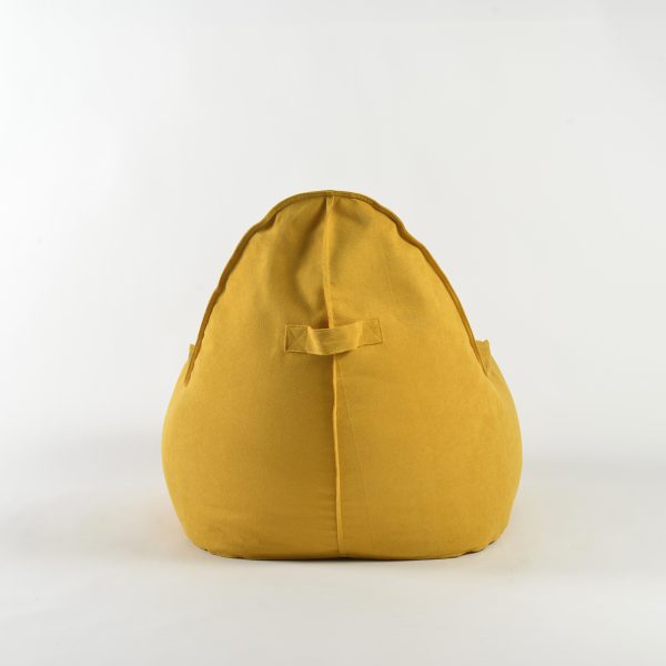 Kids Bean Bag Chair Back View Back view of kids bean bag chair with carrying handle
