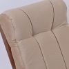 DSC_4119 Traditional Wooden Glider Rocking Chair with Ottoman