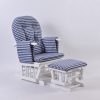 Fabric Nursery Rocking Chair fabric nursery rocking chair with wooden frame and ottoman