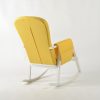 DSC_4210 Modern Rocking Chair with Ottoman | Upholstered Lounge Chair for Living Room