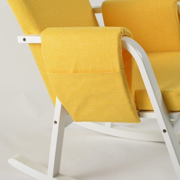 DSC_4214 Modern Rocking Chair with Ottoman | Upholstered Lounge Chair for Living Room