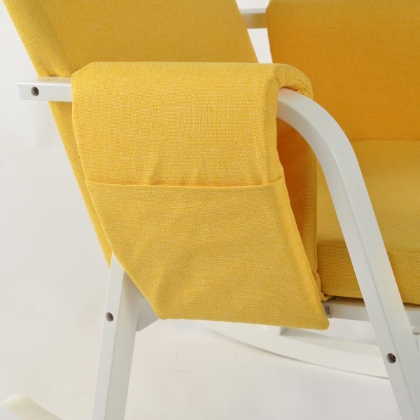 DSC_4215 Modern Rocking Chair with Ottoman | Upholstered Lounge Chair for Living Room