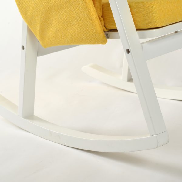 DSC_4216 Modern Rocking Chair with Ottoman | Upholstered Lounge Chair for Living Room