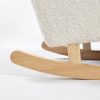 DSC_4666 拷贝 Boucle Kids Sofa Rocking Chair with Wooden Rockers