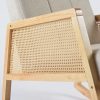 DSC_4832 Rattan Armrest Nursery Rocking Chair with Ottoman