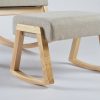 DSC_4837 Rattan Armrest Nursery Rocking Chair with Ottoman