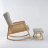 DSC_4839 Rattan Armrest Nursery Rocking Chair with Ottoman
