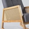 DSC_4844 Rattan Armrest Nursery Rocking Chair with Ottoman