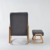 DSC_4851 Rattan Armrest Nursery Rocking Chair with Ottoman