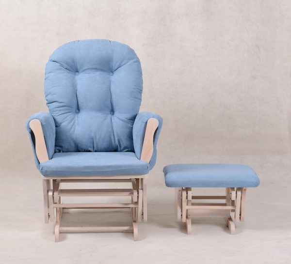 DSC_5049 Padded Nursery Glider Chair with Ottoman
