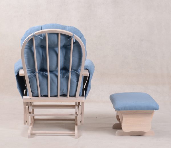 DSC_5052 Padded Nursery Glider Chair with Ottoman