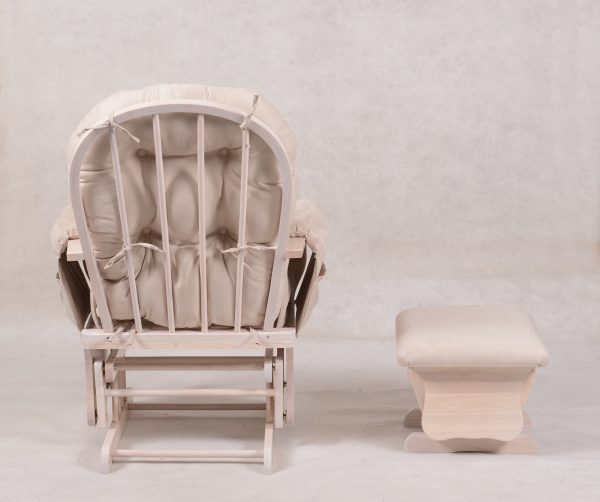 DSC_5057 Padded Nursery Glider Chair with Ottoman