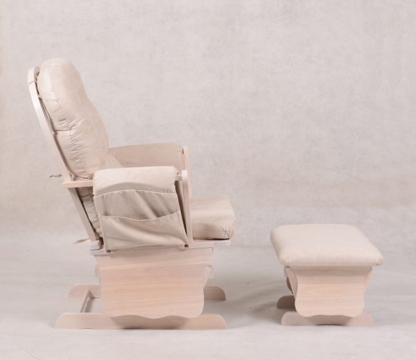 DSC_5058 Padded Nursery Glider Chair with Ottoman