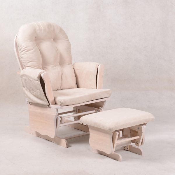 Padded Nursery Glider Chair with Ottoman Cream Cream padded nursery glider chair with matching gliding ottoman