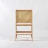 Rear view of adjustable toddler learning tower with blackboard