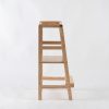 Adjustable wooden toddler learning tower with chalkboard panel
