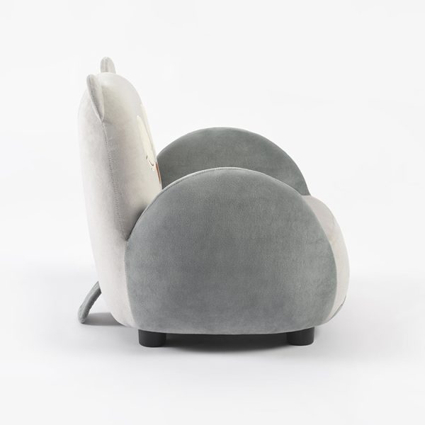 Cute Owl Kids Sofa with Soft Upholstery