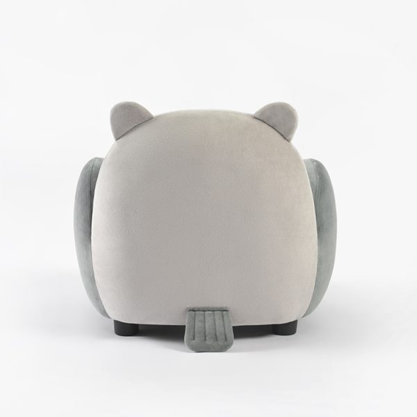Cute Owl Kids Sofa with Soft Upholstery