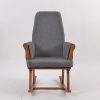 Nursing Glider Rocking Chair with High Back