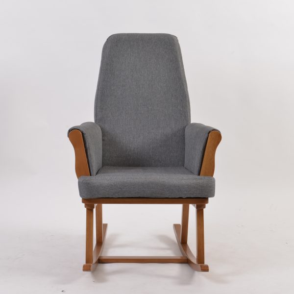 Nursing Glider Rocking Chair with High Back