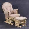 DSC_5822 OEM Modern Nursery Glider Chair with Ottoman for Baby Feeding Room