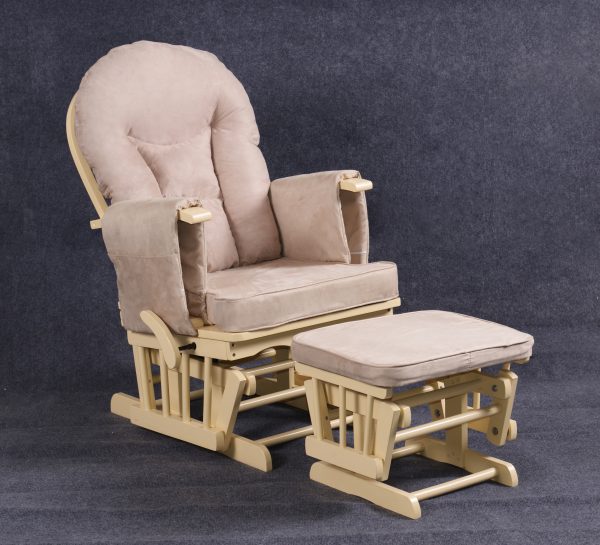 DSC_5822 OEM Modern Nursery Glider Chair with Ottoman for Baby Feeding Room
