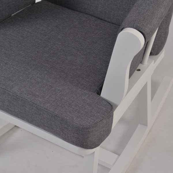 Nursing Glider Rocking Chair with High Back