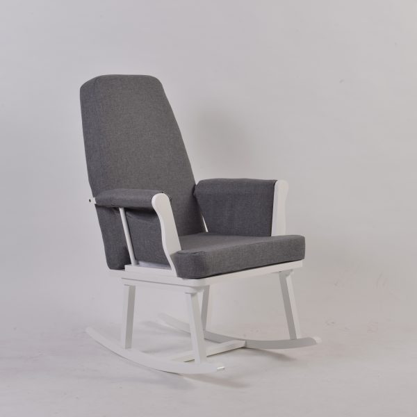Nursing Glider Rocking Chair with High Back