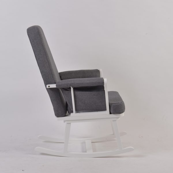Nursing Glider Rocking Chair with High Back