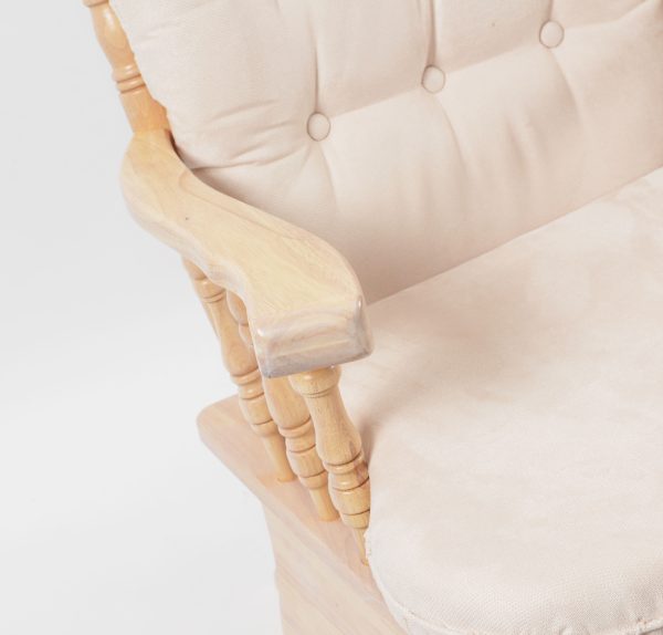 DSC_5856 Classic Wooden Glider Chair with Ottoman