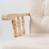 DSC_5859 Classic Wooden Glider Chair with Ottoman