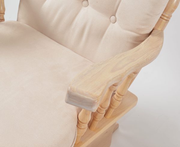 DSC_5865 Classic Wooden Glider Chair with Ottoman