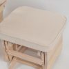 DSC_5882 Classic Wooden Glider Chair with Ottoman