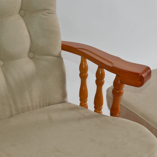 DSC_5896 Classic Wooden Glider Chair with Ottoman