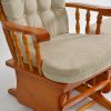 DSC_5899 Classic Wooden Glider Chair with Ottoman