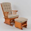 DSC_5904 Classic Wooden Glider Chair with Ottoman