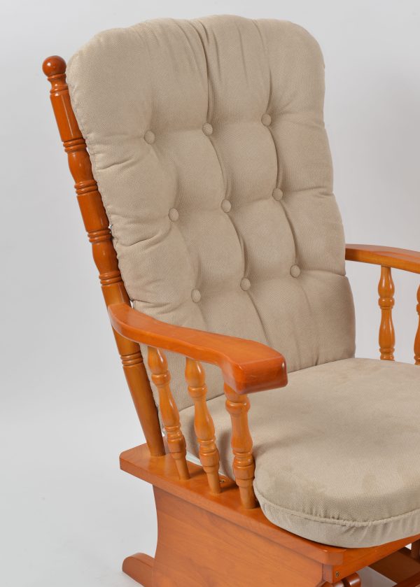 DSC_5905 Classic Wooden Glider Chair with Ottoman