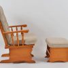 DSC_5906 Classic Wooden Glider Chair with Ottoman