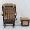 DSC_5918 Wooden Glider Chair with Ottoman – Classic Nursery Nursing Chair