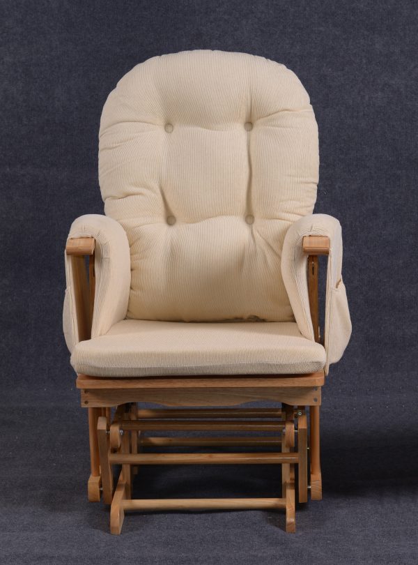 DSC_593211 Padded Nursery Glider Chair with Ottoman and Side Pockets
