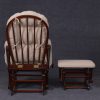DSC_5946 Padded Nursery Glider Chair with Ottoman and Side Pockets