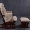 DSC_5949 Padded Nursery Glider Chair with Ottoman and Side Pockets