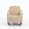 DSC_5980 Boucle Kids Sofa Rocking Chair with Wooden Rockers