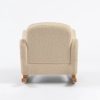 DSC_5989 Boucle Kids Sofa Rocking Chair with Wooden Rockers