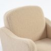 DSC_5991 拷贝 Boucle Kids Sofa Rocking Chair with Wooden Rockers